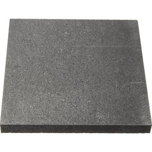 100*100*10mm 99.9%Pure Graphite Block Electrode Rectangle Plate