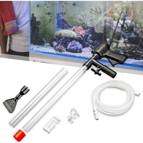 Fish Tank Siphon Aquarium Water Change Pump Cleaning Tools Water Changer Gravel Cleaner Water Filter Pump