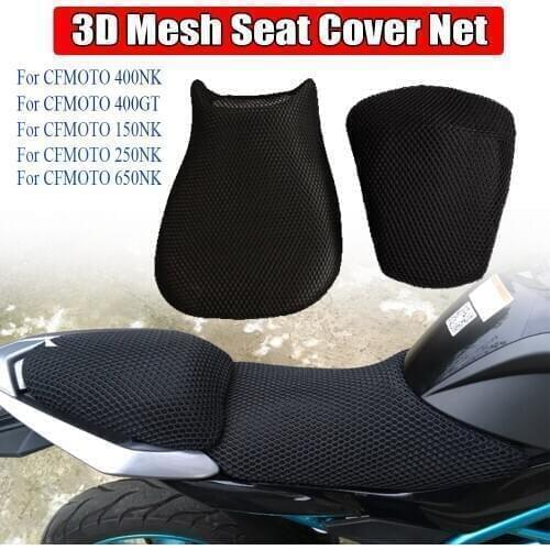 For CFMOTO 150NK 250NK 400NK 650NK 400GT Motorcycle Seat Cushion Cover Net 3D Mesh Protector Insulation Cushion Cover 2018 2017