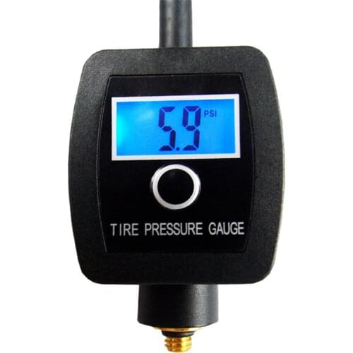 100PM Digital Bicycle Tire Air Pressure Gauge Mini Bike Air Tire Meter Measurement For Presta Valve/Schrader valve