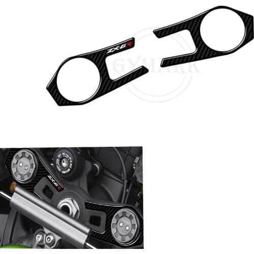 For Kawasaki ZX6R ZX-6R 2009 2010 2011 Motorcycle Accessories Carbon Fiber Appearance Protective Cover Sticker Decal