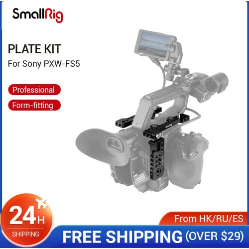 SmallRig 2 Pcs Top Plate Kit With Single Right Side Plate for Sony PXW FS5 Plate Kit -1843