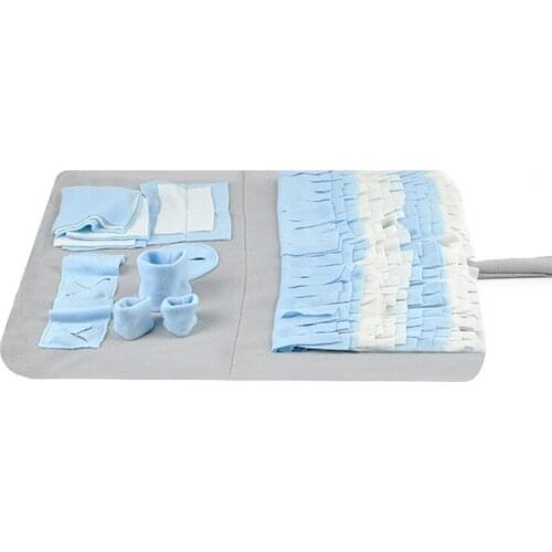 M size Dog Pet Feeding Mat Easy to Fill and Machine Washable Dog Sniffing Mat Puppy Toys