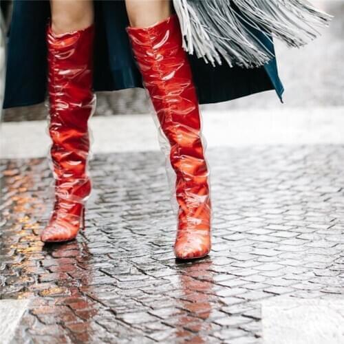 LOSLANDIFEN Women's High Boots