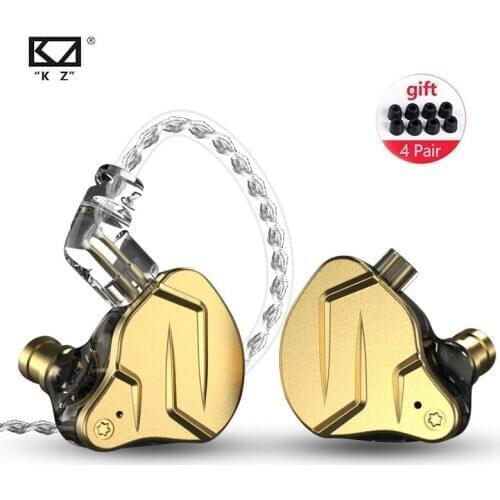KZ ZSN Pro X Metal Earphones 1BA+1DD Hybrid technology HIFI In Ear Monitor Earphones Bass Earbuds Sport Noise Cancelling Headset