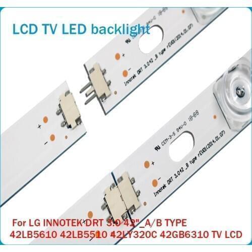 NEW LED Backlight Strip for LG 42LB5610 42LB5800 42LB585V 42LB DRT 3.0 42 A/B 6916L-1709A 1710A 6916L-1957A 1956A