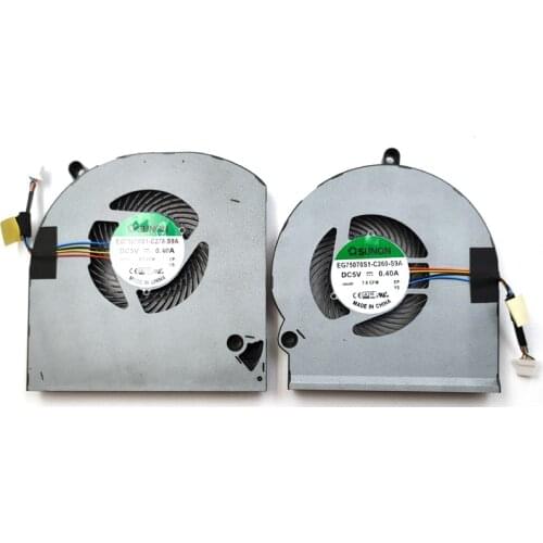 New For Dell Alienware 15 R3 R4 P69F Laptop CPU & GPU Cooling Fan EG75070S1-C260-S9A EG75070S1-C270-S9A
