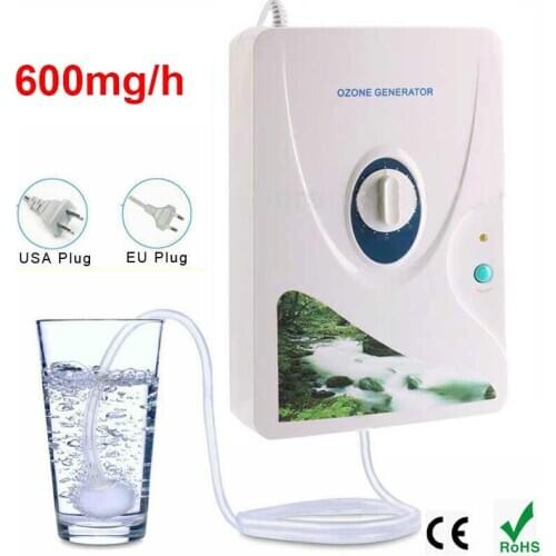 Air Purifier Ozone Generator Ozonator Wheel Timer Air Purifiers Oil Vegetable Meat Fresh Purify Air Water ozone 600mg
