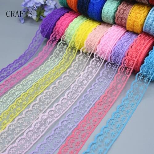 Wholesale 600 yards beautiful lace ribbon 22mm wide diy jewelry / clothing / wedding decorations
