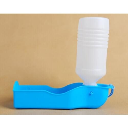 Transer Pet Dog Water Bottle 3000ml 500ml Plastic Portable Water Bottle Pets Outdoor Travel Drinking Water Feeder Bowl