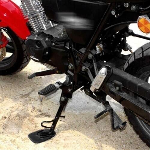 Motorcycle Bike Plastic Kickstand Side Kick Pad Plate Base Non-slip Plate Side Extension For Yamaha Honda Suzuki Kawasaki