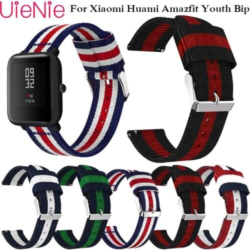 20mm strap For Samsung Galaxy Watch Active frontier /classic watchband For Huami Bip BIT PACE Lite Youth replacement wristband