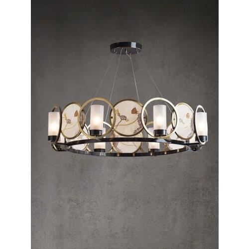 Nordic led iron pendant light lustre pendente deco chambre chandelier pendant lamp dining room bedroom