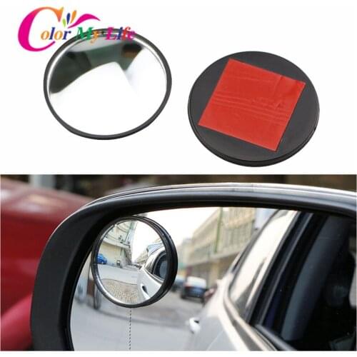 Car Rear View Convex Mirror Stickers for Mitsubishi Outlander ASX Pajero EVO LANCER-EX for Mazda 2 3 5 6 ATENZA AXELA CX-5 CX-7