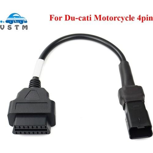 High quality OBD2 Connector for Motorcycle Motobike For Du*cati Moto OBD OBD2 Extension cable