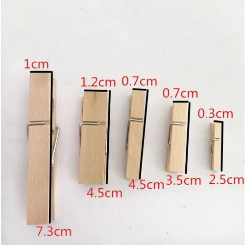 100 PCS/LOT vintage Natural Wooden Clips Paper Photo Clips Clothespin rope 3m Craft Decoration Clips Pegs note memo holder DIY