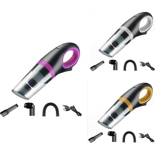 120W 5000Pa Portable Wireless Car Vacuum Cleaner Strong Suction Rechargeable Handheld for Office Home Cleaner