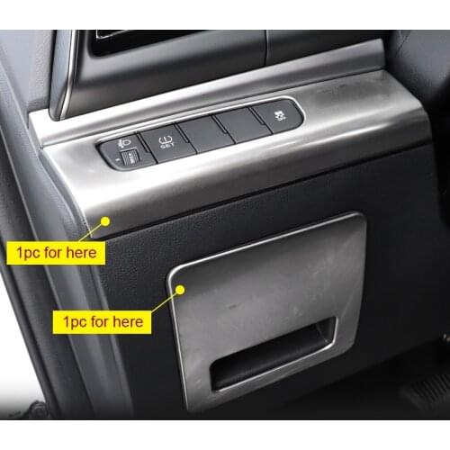 2pcs for hyundai ELANTRA 2017-2018 headlamps switch Adjustment panel Decorative frame