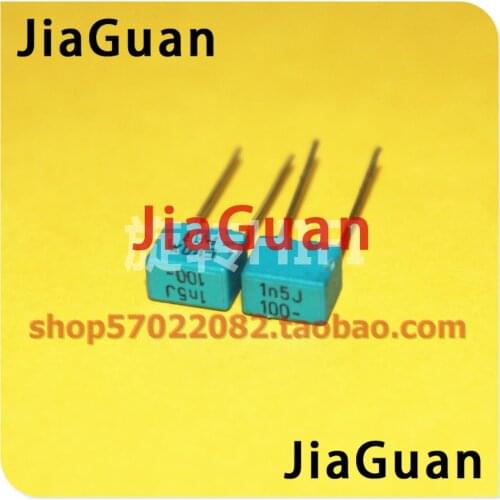 20PCS NEW EVOX PFR5 1500PF 0.0015uf 100V P5MM MKP 152/100V film EVOX-RIFA PFR 1500p 1.5nf/100v 152