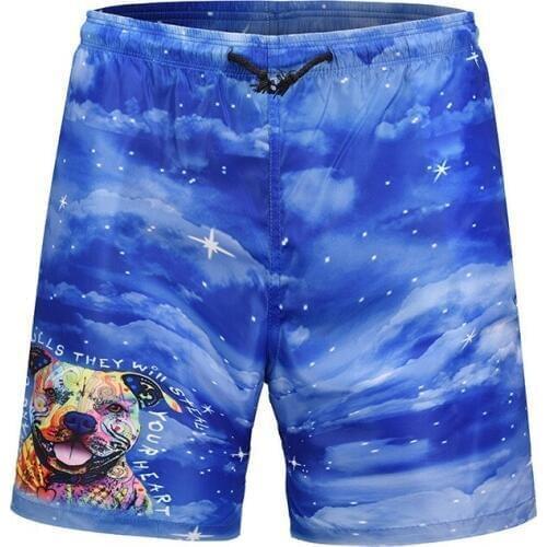 2018 Board Beach Shorts Men Bathing Suit plus Trunks Drawstring Swimwear Quick Dry Swimsuit Sportswear factory Pants Blue