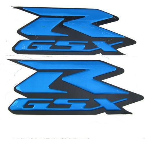 KODASKIN Motorcycle Raise 3D EMBLEM Decals Stickers L&R SIDES FOR R-GSX GSXR 600 750 1000 k4 k5 k6 k7 k8 k9 blue color