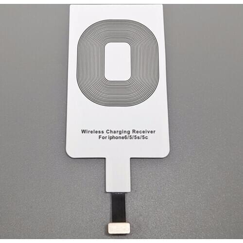 1A Qi Wireless Charging Receiver Adapter for iOS iPhone 7 8 Plus 11 Pro Max