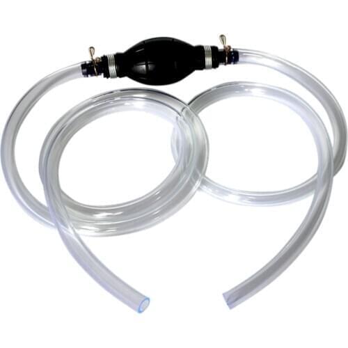 AU04 -Useful Fuel Liquid Transfer Pump Manual Hand Pump Suction Oil Water Petrol Fuel Liquid Transfer Pump Pipe