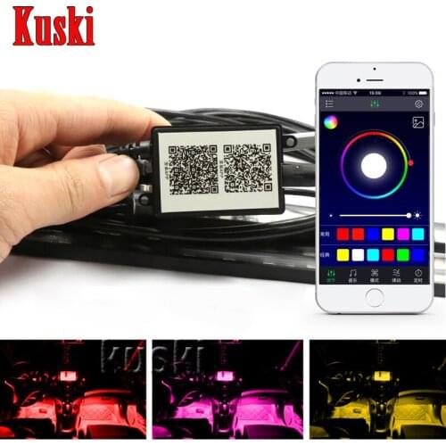Car Atmosphere Lamp For APP Control For Porsche 911 Cayenne Macan For Jaguar XE XF XJ For Infiniti q50 FX35 G35 G37 Accessories