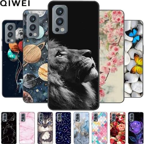 Phone Cases For Oneplus Nord 2 5G Fundas Silicone Soft TPU Case for One Plus Nord2 5G 2021 6.43'' Back Cover Protective Shells