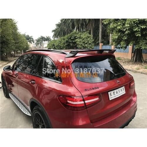 For Mercedes Benz GLC X253 GLC200 GLC250 GLC300 2015 - 2017Carbon Fiber Rear Roof Spoiler Lip Car Styling