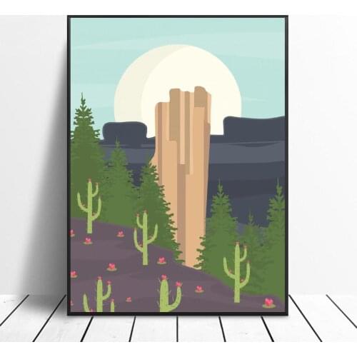 The Rock Canvas Print Wall Art Poster Picture Modern Bedroom Living Room Decoration No Frame