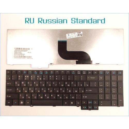 Laptop Keyboard for Acer Travelmate 6595T 6595TG 8573T 8573TG TM8573T NSK-AZ0SC RU Russian Version Black