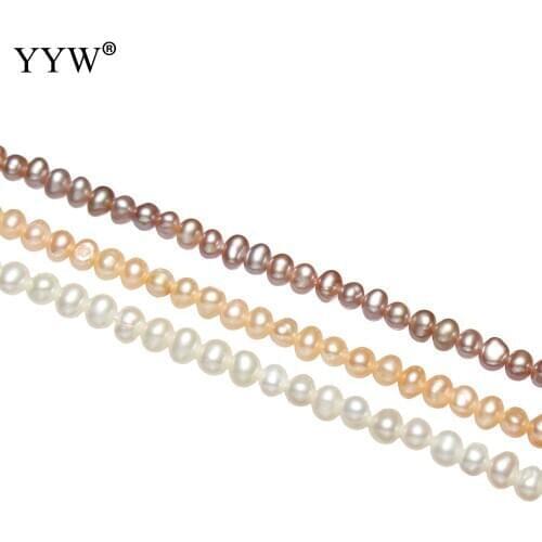 3-4mm Small Cultured Baroque Freshwater Pearl Beads 0.8mm Hole Natural Pearls Accessory Sold Per Approx 15.7 Inch 15 Inch Strand