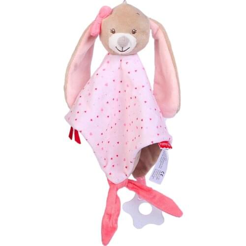 Cute Cartoon Baby Bunny Elephant Soothe Appease Towel Plush Toy Doll Stuffed Soft Comforting Sleeping Toys For Newborn