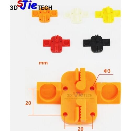 1pcs Kossel mini Plastic injection molded magnetic carriage closed loop belt set for DIY Reprap Delta kossel 3D printer