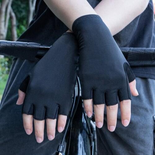New Summer Cycling Gloves Half Finger Outdoor Sports Gloves Road Anti-Slip Breathable Mountain Bicycle Equipment Bike Gloves