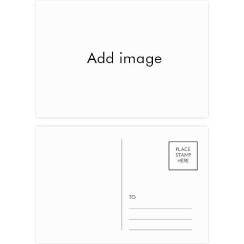 Personalized Custom made Add Image Picture Message Postcard Set Birthday Thanks Card Mailing Side 20pcs