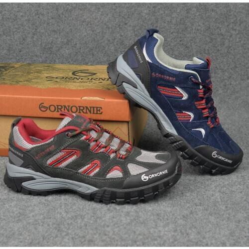Clearance ! Men hiking shoes slip-resistant breathable walking trekking wading shoes MALES shockproof outdoor sneakers