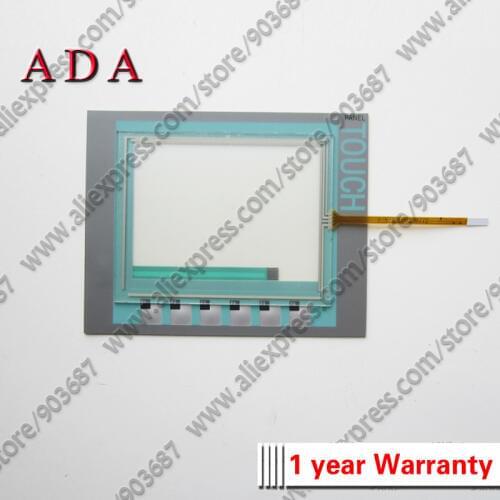 Touch Screen Panel Glass Digitizer for 6AV6 647-0AD11-3AX0 6AV6647-0AD11-3AX0 KTP600 Touchscreen with Membrane Keypad Switch