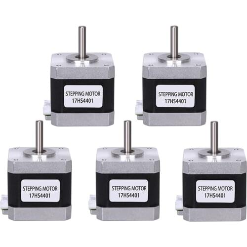 5Pcs Usongshine Nema17 Stepper Motor 17HS4401S 1.5A Nema 17 42BYGH 17HS4401 4 Lead for 3D Printer XYZ CNC Engraver