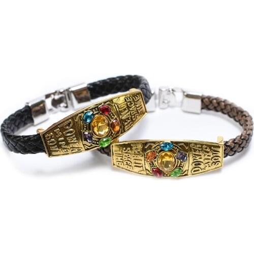 Movie Jewelry Bracelet For Women and Men Vintage Bracelet Cosplay Bracelet Fashion Woven Bracelet 10pcs/lot