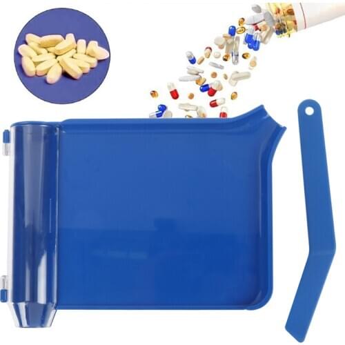 1 Pcs Pills Counting Tray Pills Counter Dispenser Pharmacy Doctor Pharmacists Tool Pill Box And Separator