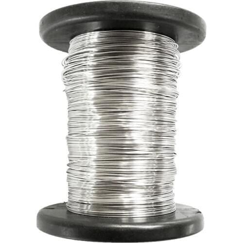 100m/lot 0.1mm 0.2mm 0.3mm 0.4mm 0.5mm 316 rolled stainless steel wire bright cold drawn wire SS thread DIY Hard or soft