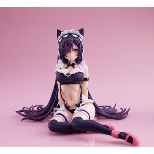 15CM Mika Pikazos Illustration "Cat Maid" PVC Figure Transform GK Unpainted Unassambled Resin White Model Kit W_3531