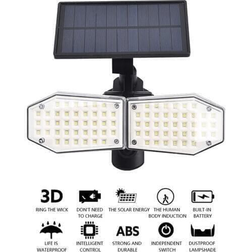 15W SMD LED Solar Light Outdoor Solar Lamp Motion Sensor Solar Wall Lamp IP65 Waterproof Street Lamp for Garden Decoration