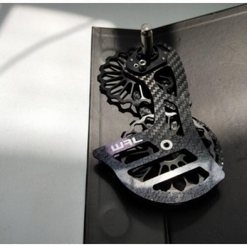 17T Road Bike Carbon Fiber Ceramics Rear Gear Shift for Shimano 6800 R7000 / R8000 / R9100 / R9000 Bicycle Accessories