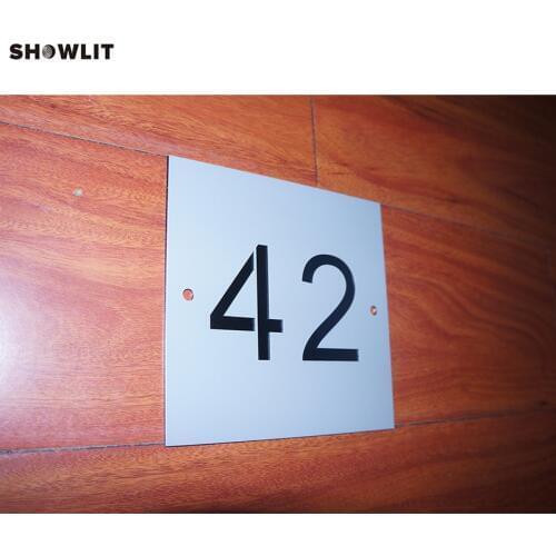 Modern Fashion Design 2-tile House Numbers Address Plaque Signs