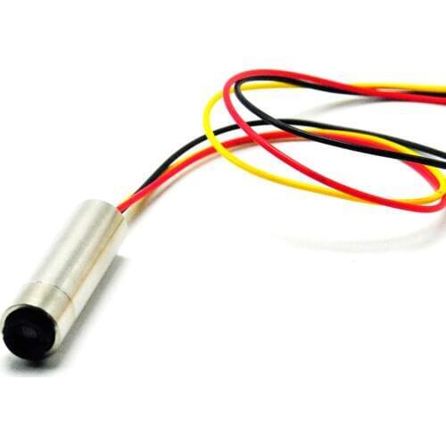 5VDC 980nm 30mW Infrared IR Laser Diode Module Focus Dot Head w/TTL 0-15KHz 12mmx30mm