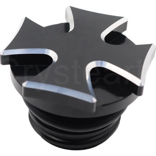 Aluminum Motorcycle Fuel Gas Tank Decorative Oil Cap For Harley Dyna Sportster XL 1200 883 1992-2017 1993 1994 1995 1996 1997