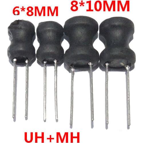Free shipping 20PCS Sale New DIP Power inductor 0810 8*10MM 1mH/2.2mH/3.3mH/4.7mH/10mH